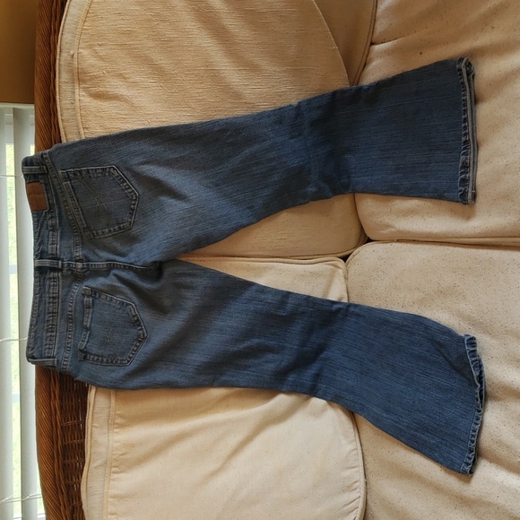 WOMENS JEANS AEROPOSTALE HAILEY FLARE SIZE 7/8 REGULAR - Picture 4 of 4